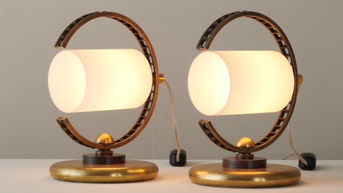 ’SYMBIOSIS’ PAIR OF TABLE LAMPS BY GIANNI VALLINO